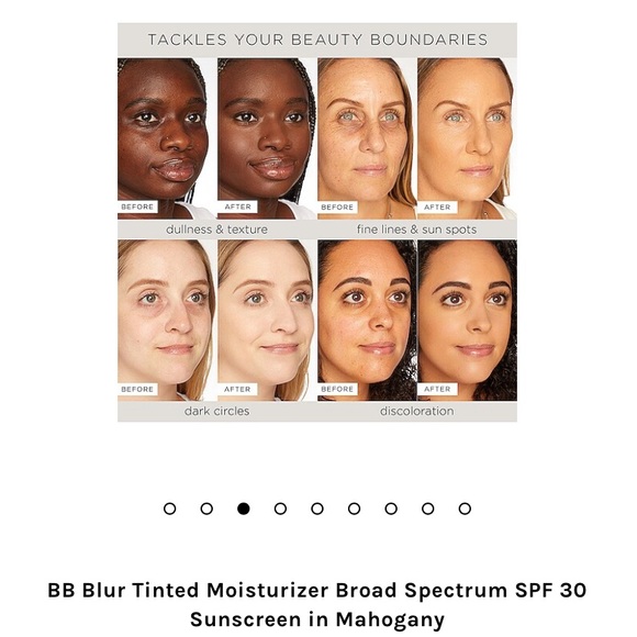 “Tarte” BB blur tinted moisturizer Broad Spectrum SPF30 Sunscreen in Mahogany - Picture 4 of 12